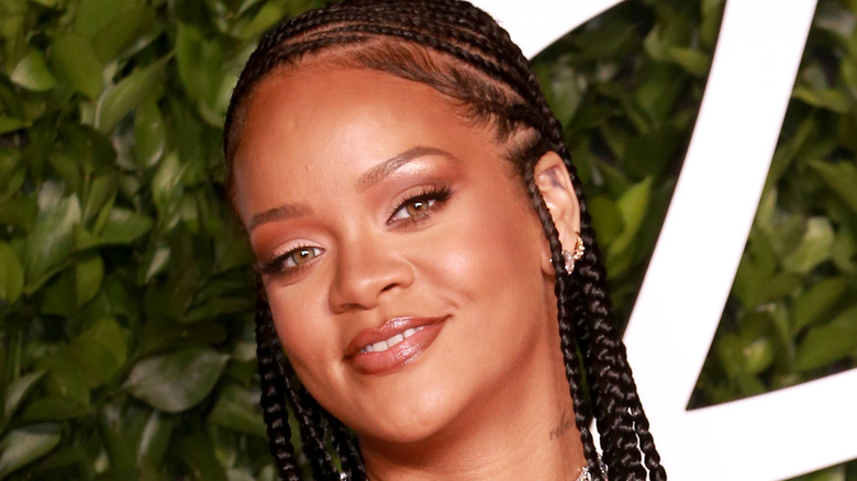 Rihanna in braids 