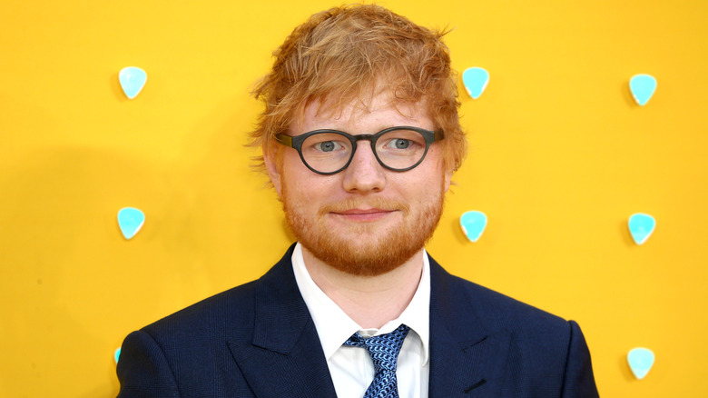 Ed Sheeran smiling 