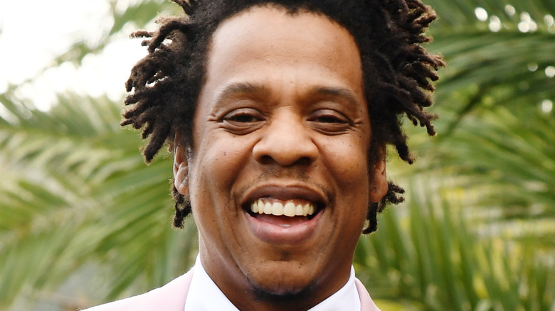 Jay-Z smiling