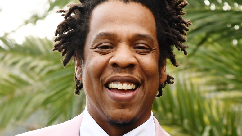 Jay-Z smiling