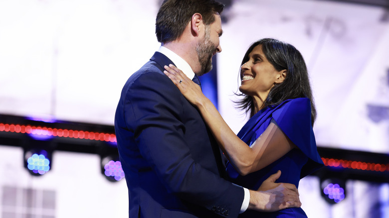 JD Vance and Usha Vance dancing