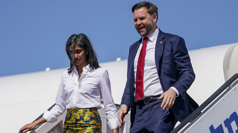 JD Vance and Usha Vance in October 2025