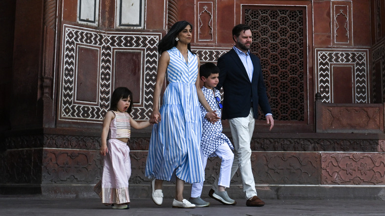 JD and Usha Vance with their children