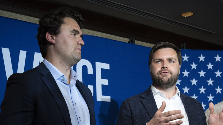 Charlie Kirk and JD Vance