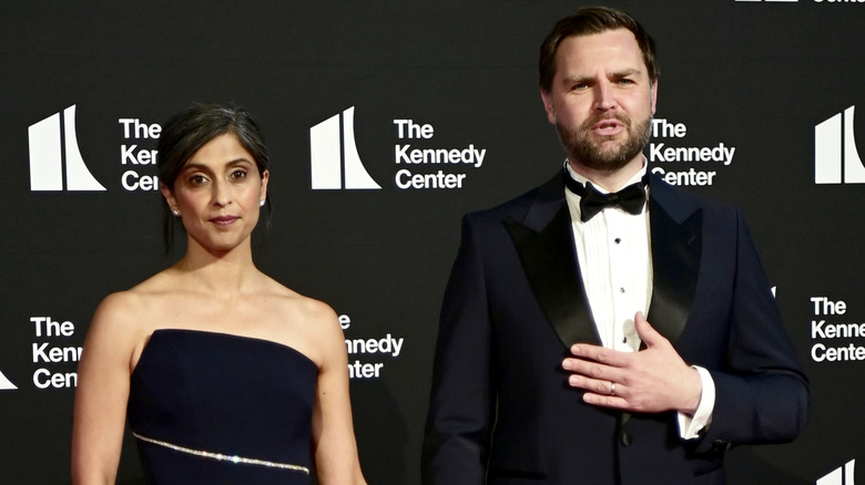 JD and Usha Vance in formal wear