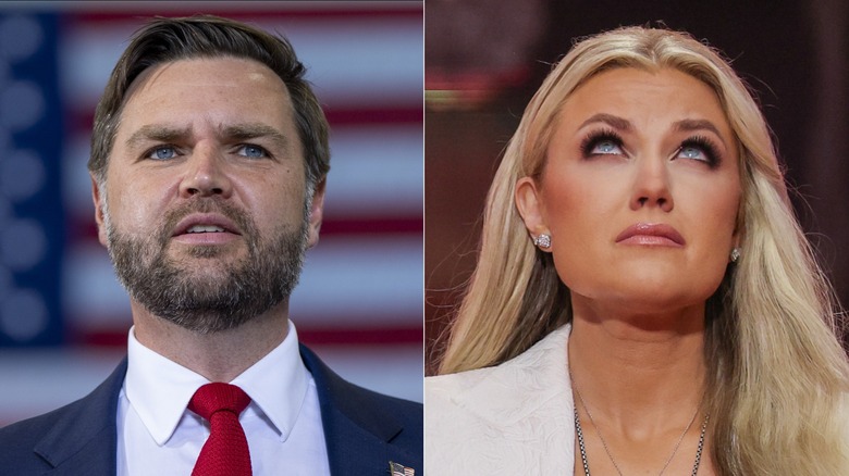 JD Vance and Erika Kirk