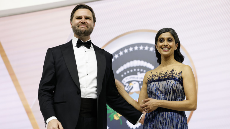JD and Usha Vance get dressed up for an event