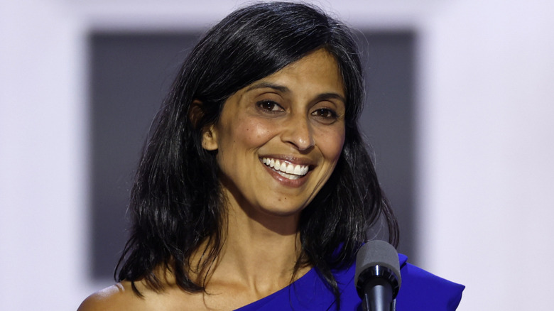 Usha Vance speaking at RNC