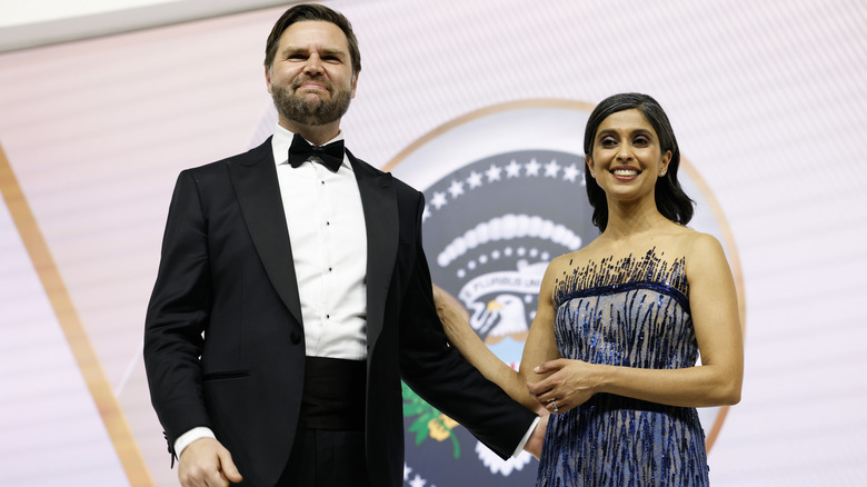 JD Vance and Usha Vance at inaugural ball