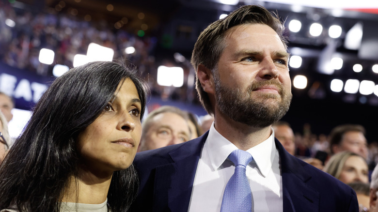 Usha Vance and JD Vance at the RNC
