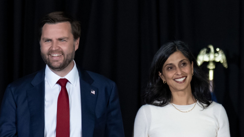 jd vance and usha vance smiling