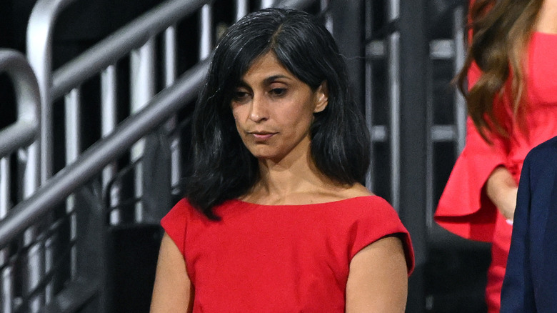 Usha Vance attending the fourth day of the Republican National Convention