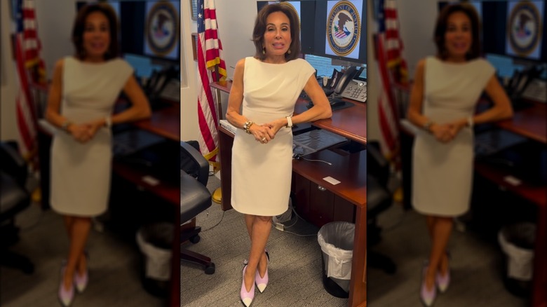 Jeanine Pirro speaking to her Instagram followers.