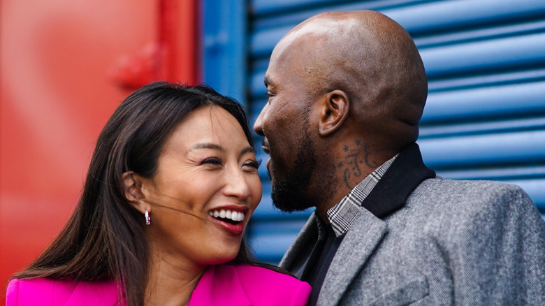 Jeannie Mai and Jeezy attend fashion week