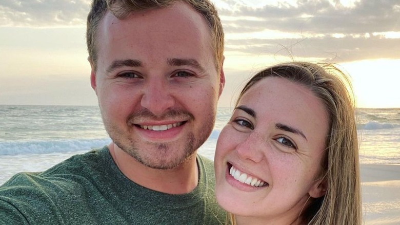 Jed Duggar and Katey Duggar smiling