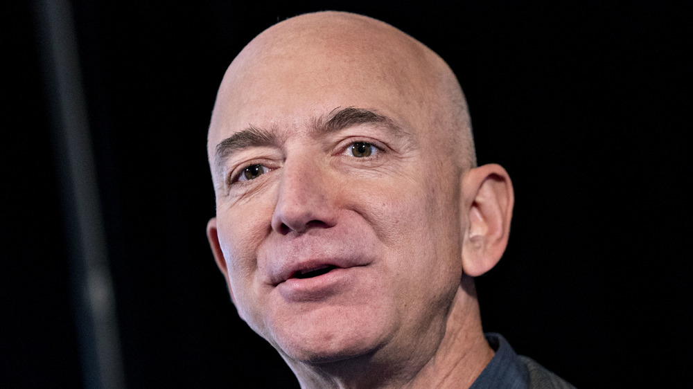 Jeff Bezos speaking at an event