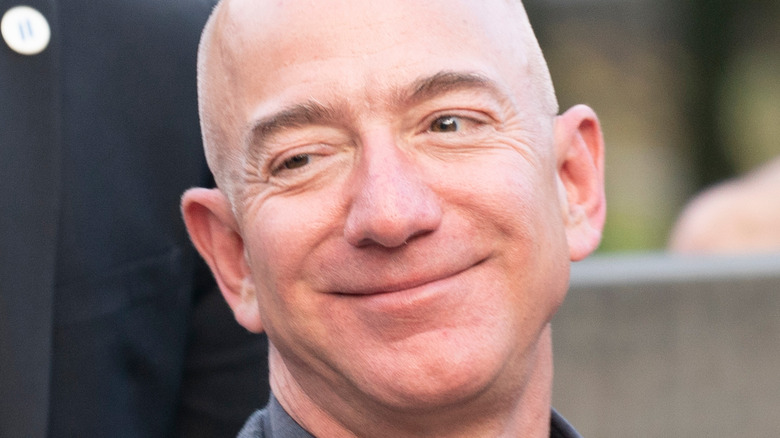 Jeff Bezos smiling at an event