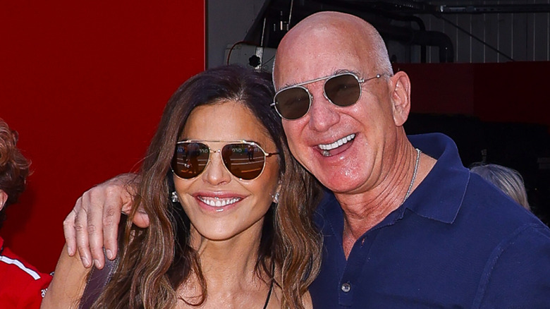 Jeff Bezos and Lauren Sanchez at the Grand Prix in Monaco
