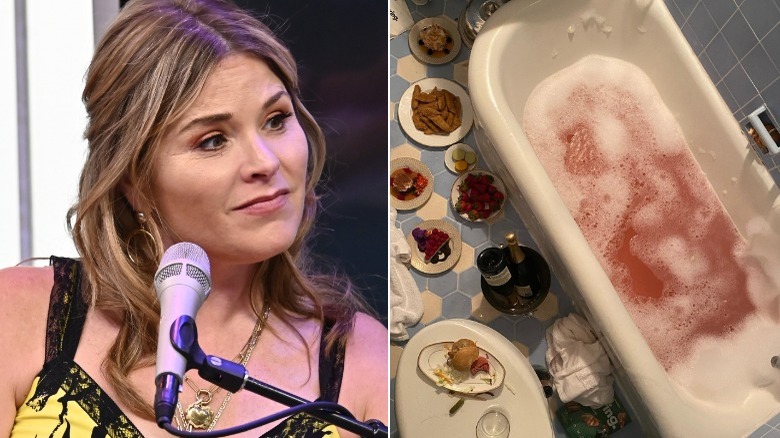 Jenna Bush Hager microphone