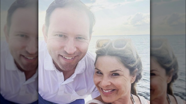 Henry Hager and Jenna Bush Hager smile for a selfie