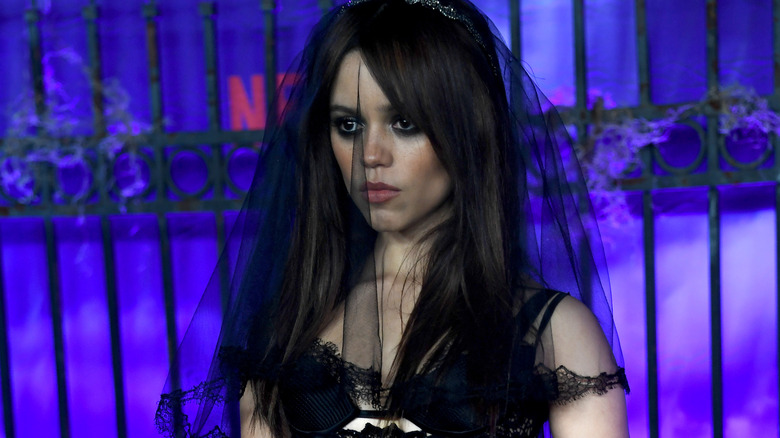 Jenna Ortega posing for a picture