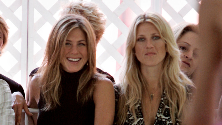 Jennifer Aniston and bestie Andrea Bendewald at a benefit