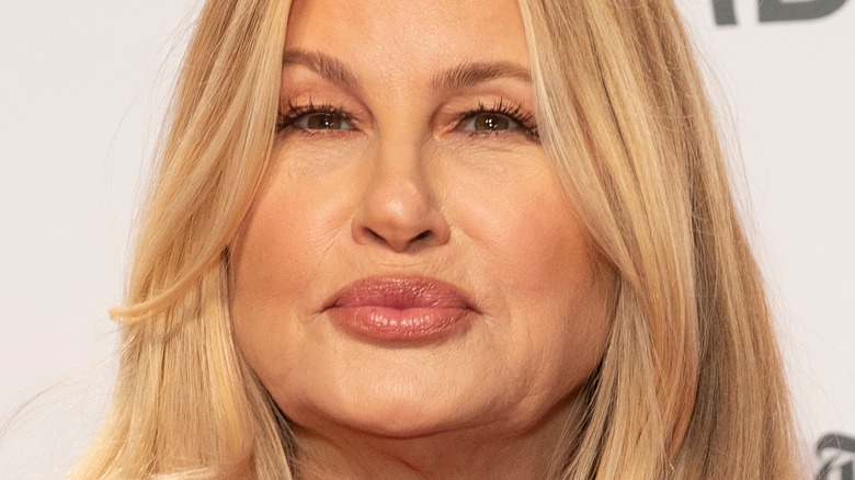 Jennifer Coolidge pursing her lips