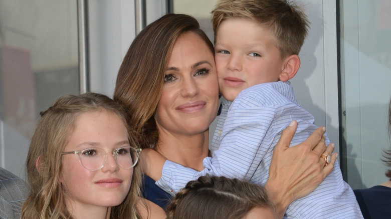 Violet Affleck and Jennifer Garner