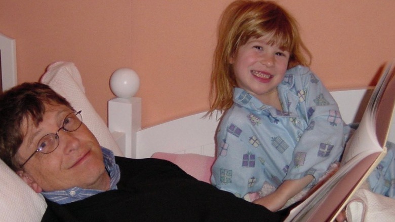 Bill Gates, Jennifer Gates, smiling