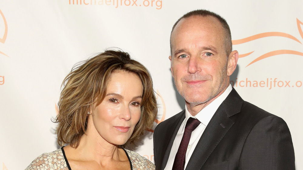 Jennifer Grey and Clark Gregg