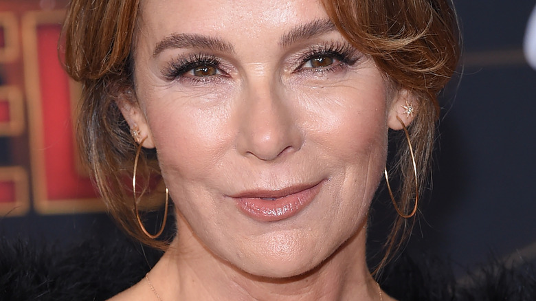 Jennifer Grey subtle smile