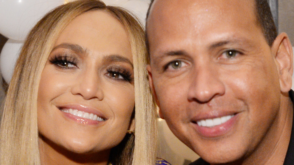 Jennifer Lopez and Alex Rodriguez at the MTV Vanguard awards 2018