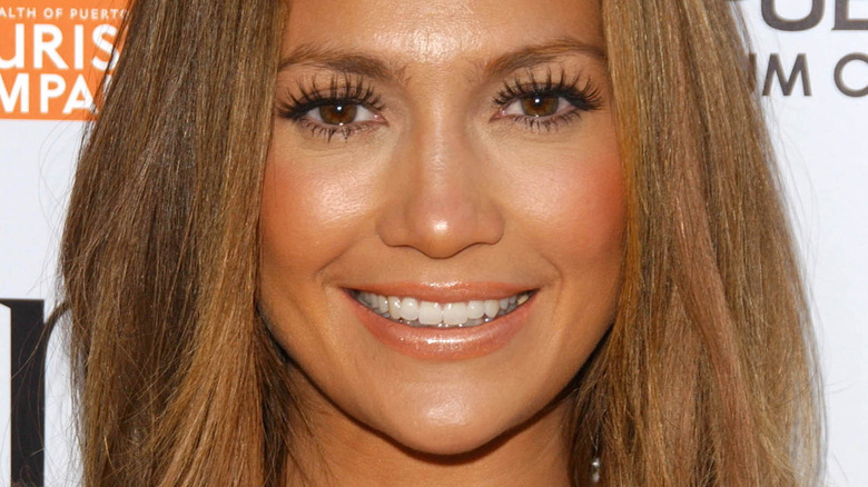 Jennifer Lopez smiling