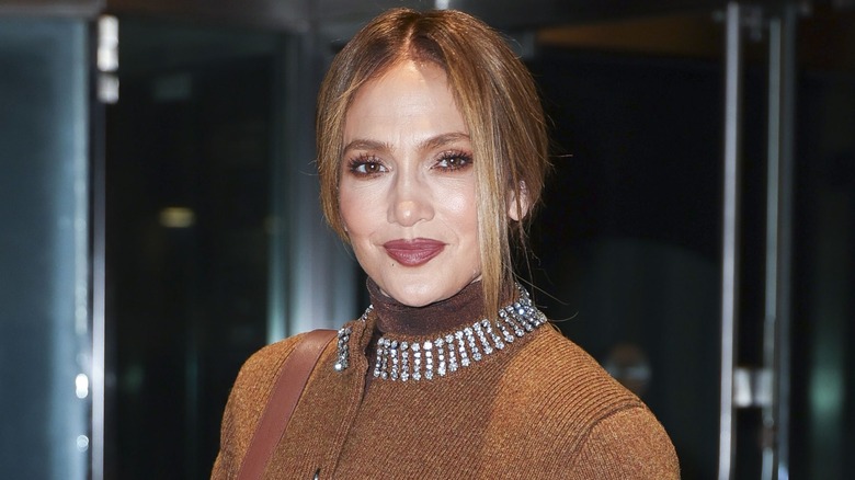 Jennifer Lopez smiling