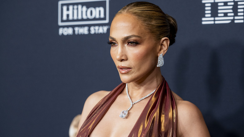 Jennifer Lopez at the 2025 Grammy Awards