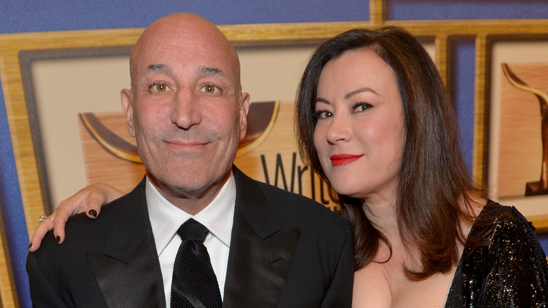 Sam Simon with Jennifer Tilly