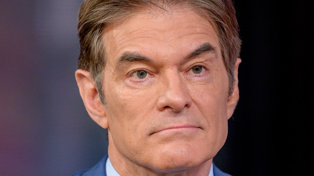 Dr. Oz with a serious expression