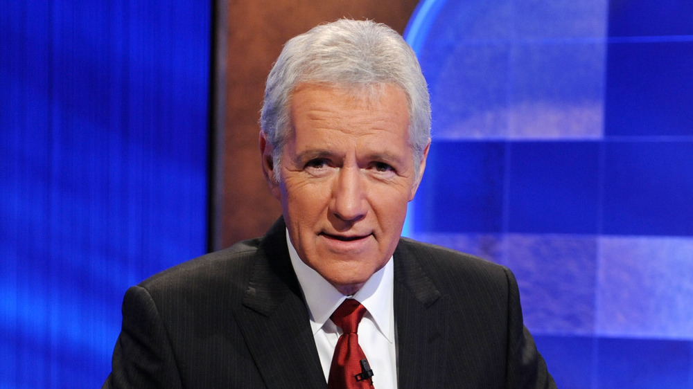 Alex Trebek posing 