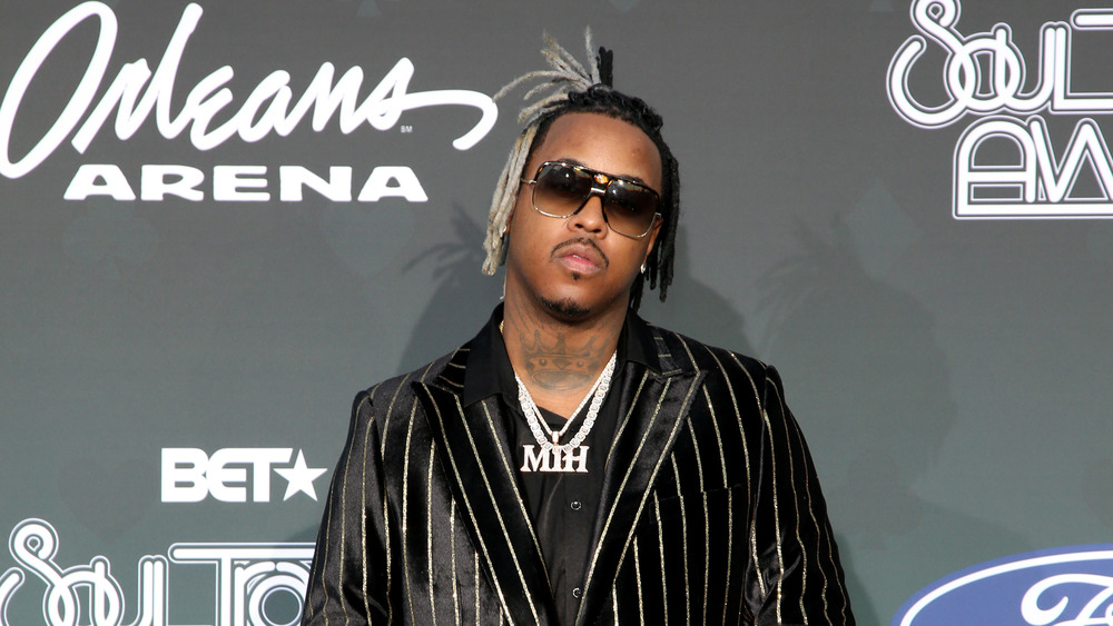 Jeremih on red carpet