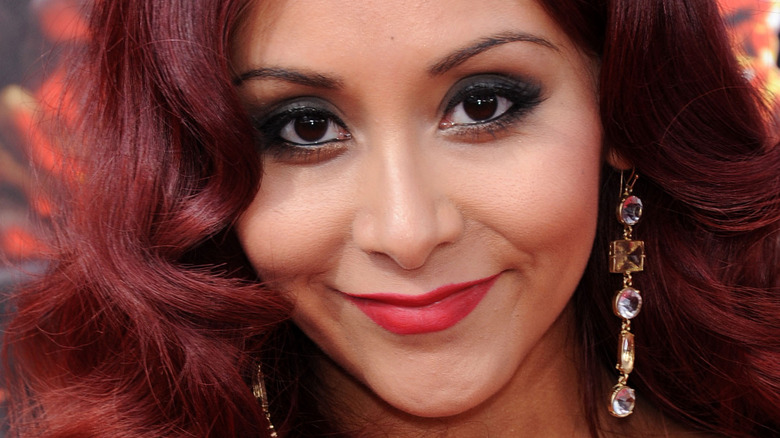 Nicole "Snooki" Polizzi on the red carpet