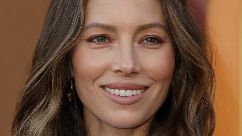 Jessica Biel smiling