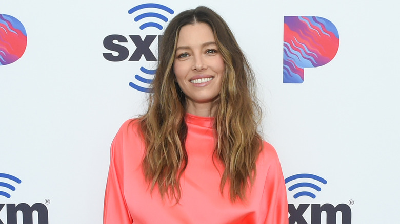 Jessica Biel smiling