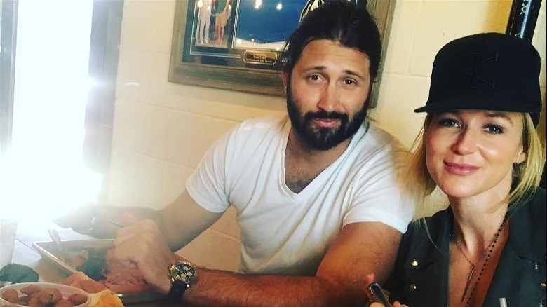 Charlie Whitehurst with Jewel