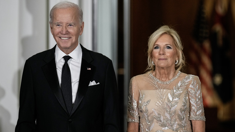 Joe Biden and Jill Biden in formal wear
