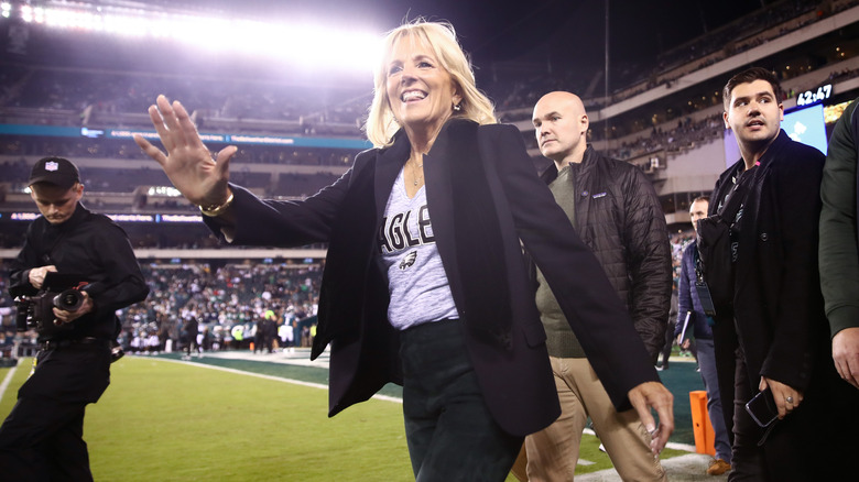 Jill Biden at Lincoln Financial Field