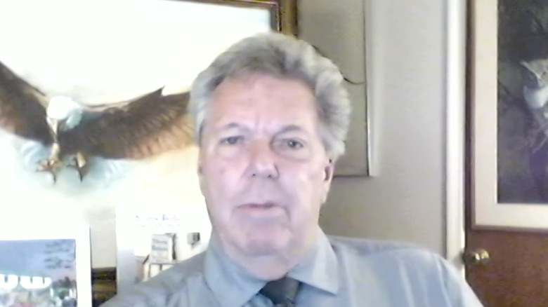 Screenshot of Bill Stevenson talking from his home