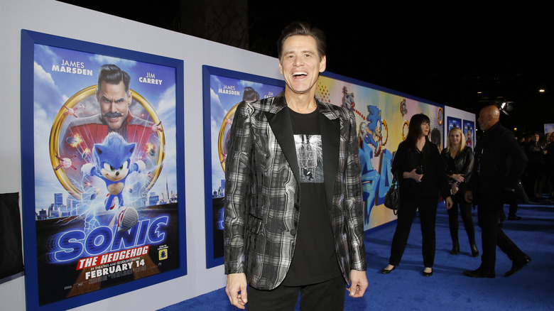 Jim Carrey laughing