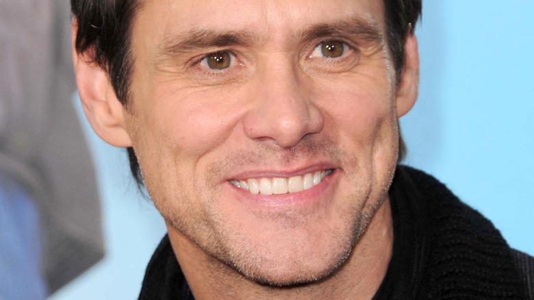 Jim Carrey smiles