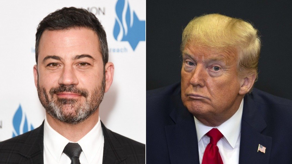 Jimmy Kimmel and Donald Trump 