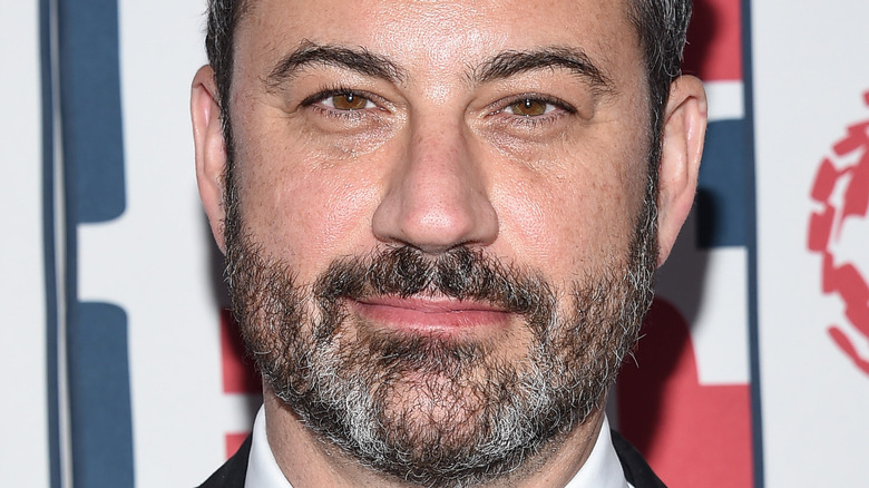 Jimmy Kimmel at an event with a beard